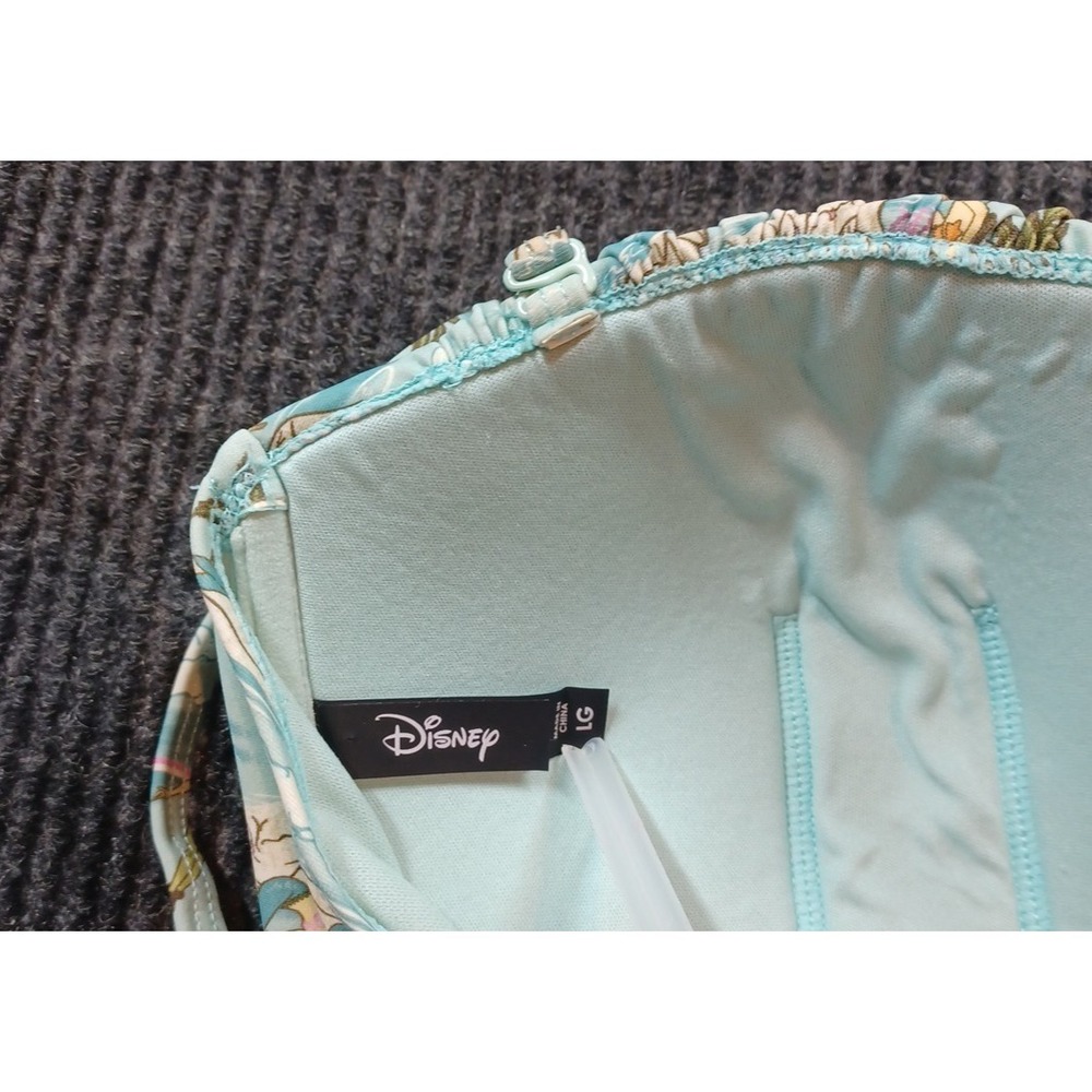 Hot Topic Disney Swimsuit (Large) & Shorts (Medium)  Peter Pan Mermaid Lagoon - Picture 6 of 12